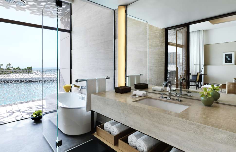 Bulgari Resort & Residences Dubai swim up kamer van binnen