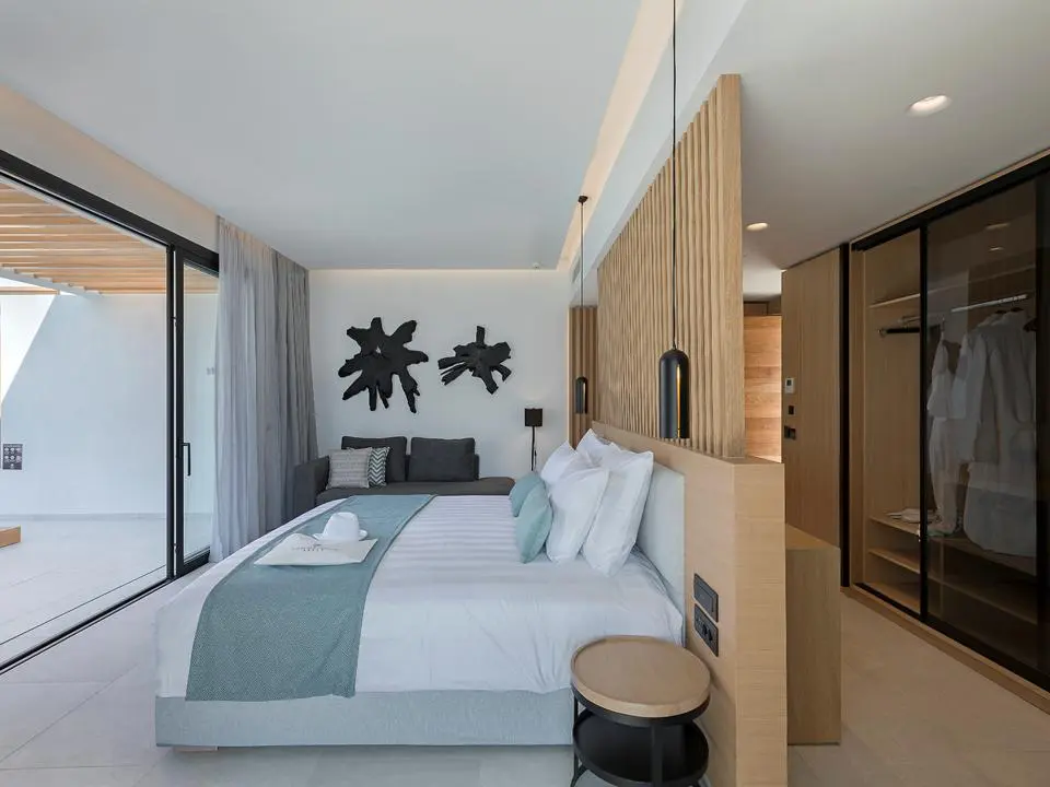 D’Andrea Lagoon All Suites swim up kamer van binnen