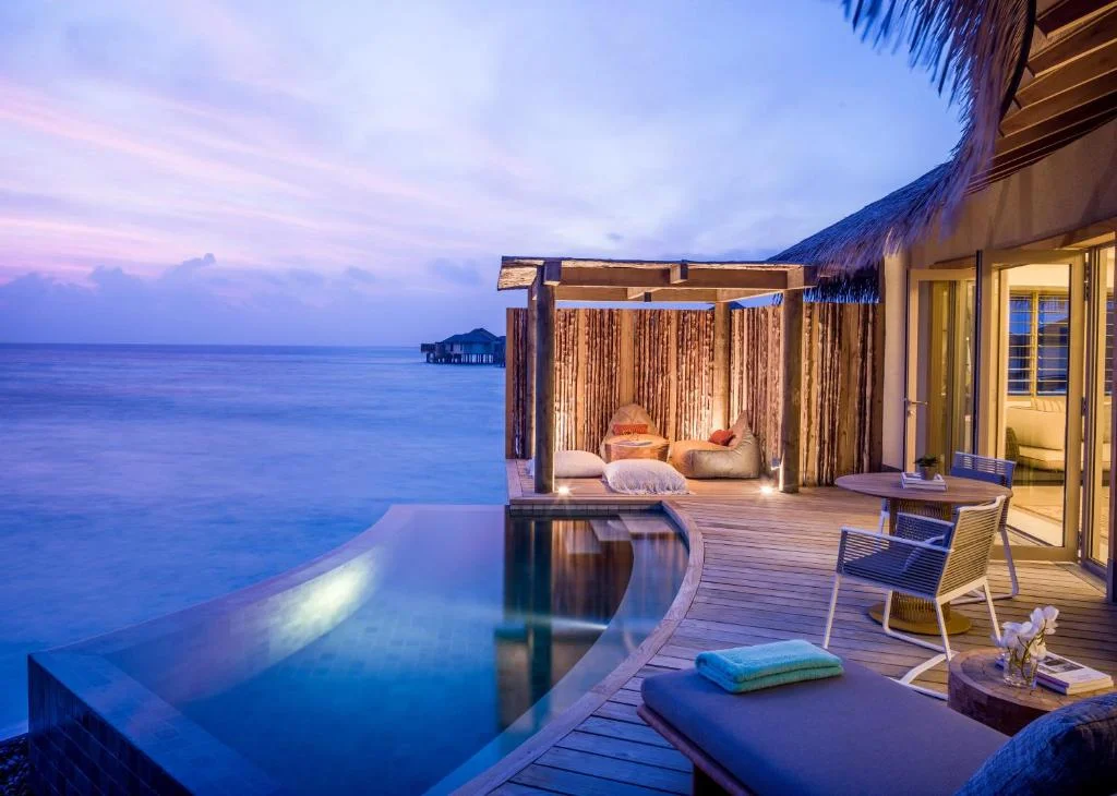 InterContinental Maldives Maamunagau kamer terras oceaan