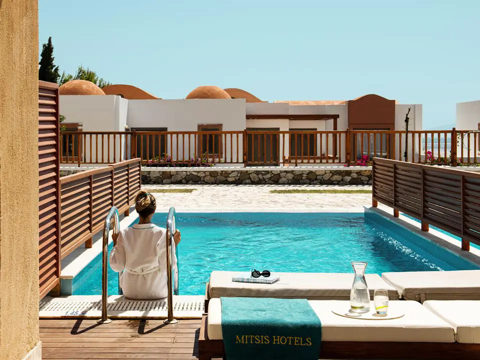 Mitsis Blue Domes Resort & Spa swim up kamer